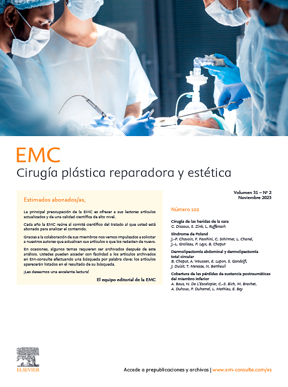 Go to journal home page - EMC - Cirugía Plástica Reparadora y Estética